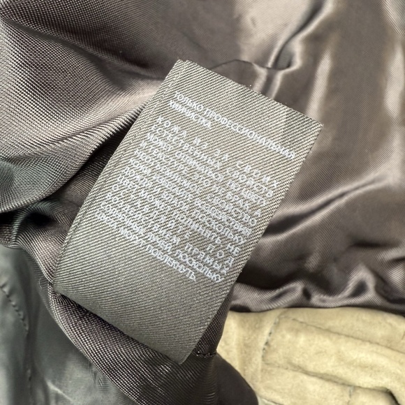 AllSaints Leather Sail Biker Moto Jacket Green Women's Size US 6 NWT Distressed - Picture 9 of 14